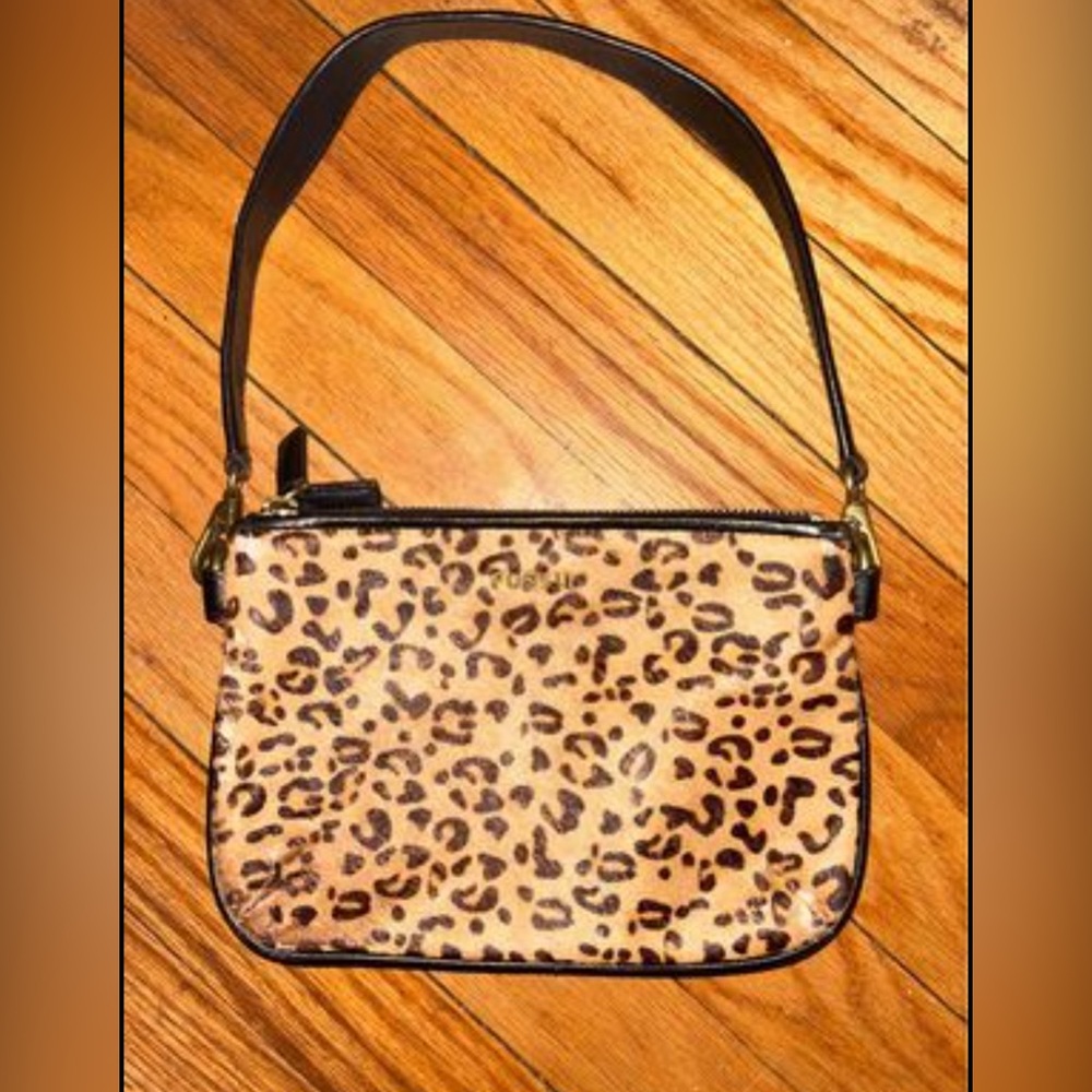 Fossil Leopard Print Purse